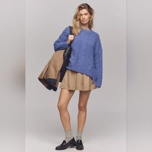 Nwt! Pilcro Plush Blue/purple Sweater